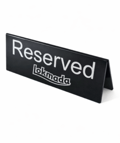 پلاک رومیزی رزرو