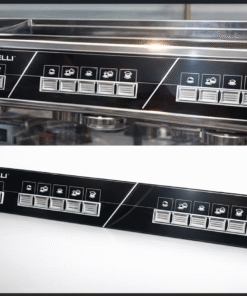 پنل دستگاه اسپرسوساز صنعتی Simonelli | پنل کنترلی پلکسی گلاس مخصوص کافی‌شاپ